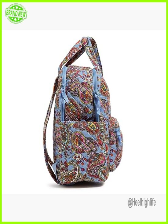 Recycled Cotton Backpack Tote with Laptop Pocket, 23L Capacity